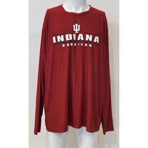 Indiana Hoosiers Colosseum Mens Size XXL Long Sleeve Shirt College NCAA